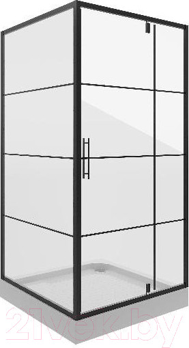 Изображение товара Душевой уголок Niagara Nova NG-0280-08 Black 80x80