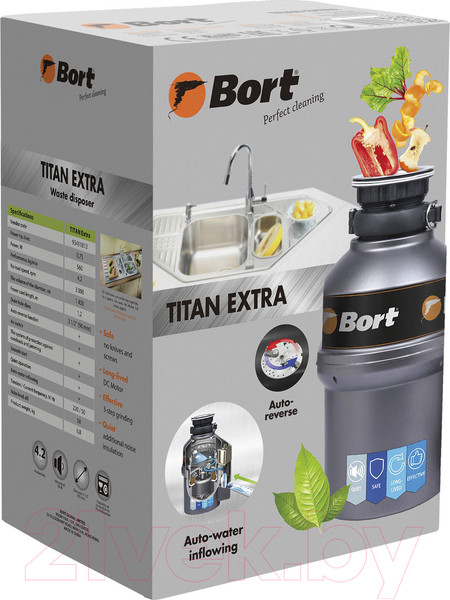 Изображение товара Измельчитель отходов Bort Titan Extra (93411812)