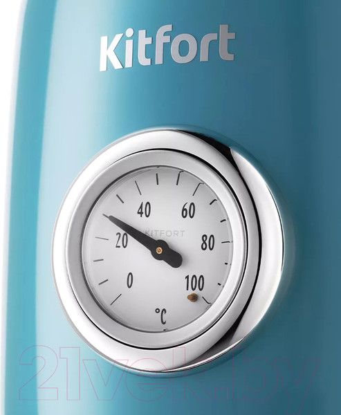 Изображение товара Электрочайник Kitfort KT-6147-2 (темно-бирюзовый)