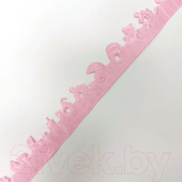 Изображение товара Тесьма декоративная No Brand Детская / 2304-1А (3м, розовый)
