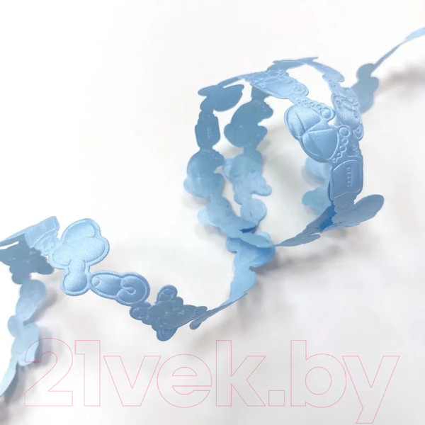 Изображение товара Тесьма декоративная No Brand Малыш / 2302-2А (3м, голубой)