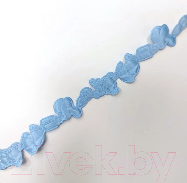 Изображение товара Тесьма декоративная No Brand Малыш / 2302-2А (3м, голубой)
