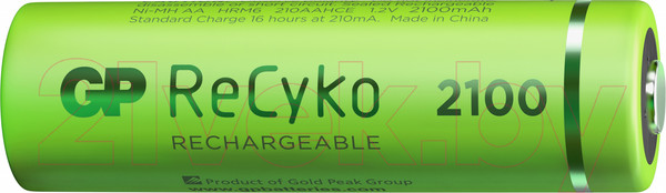 Изображение товара Комплект аккумуляторов GP Batteries 210AAHCE-2EB2 (2шт)