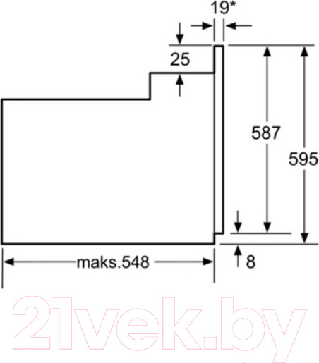 Изображение товара Электрический духовой шкаф Bosch HBF114BS1