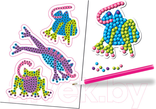 Изображение товара Набор алмазной вышивки Bondibon Лягушки / ВВ5622