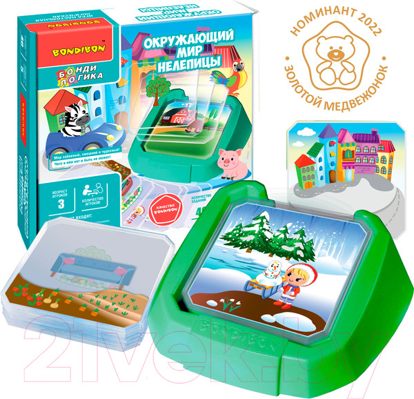 Изображение товара Развивающая игра Bondibon Окружающий мир Нелепицы / ВВ5085