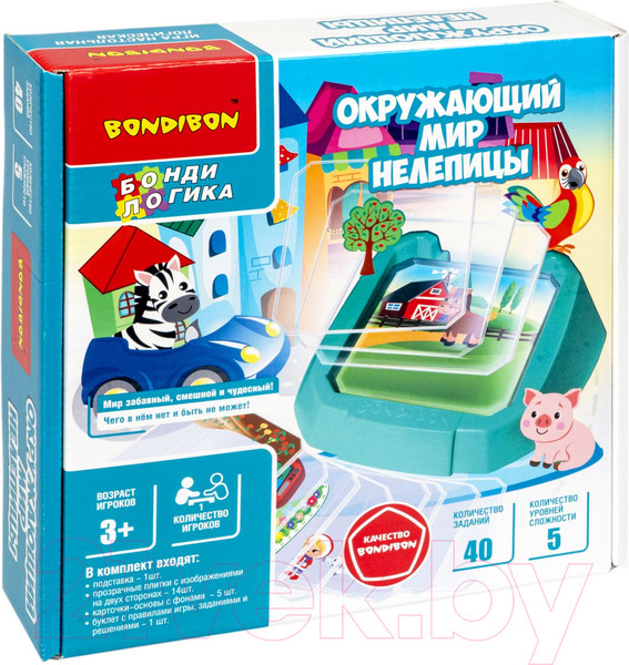 Изображение товара Развивающая игра Bondibon Окружающий мир Нелепицы / ВВ5085