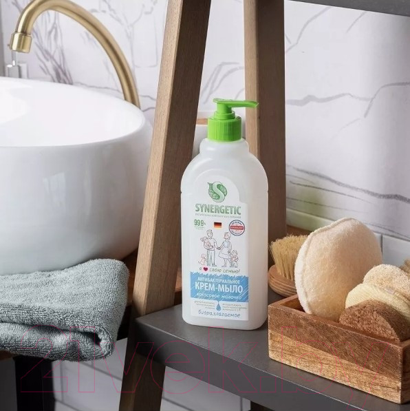 Изображение товара Мыло жидкое Synergetic Кокосовое Молочко (500мл)