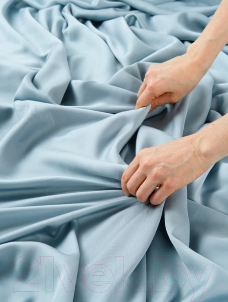 Изображение товара Комплект постельного белья GoodNight Essential Евро / 368211 (голубой)