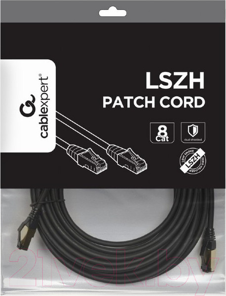 Изображение товара Кабель Cablexpert PP8-LSZHCU-BK-7.5M