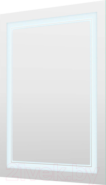 Изображение товара Зеркало Пекам Astra 2 60x80 / astra2-60x80dcl (с подсветкой, сенсором на взмах руки и часами)