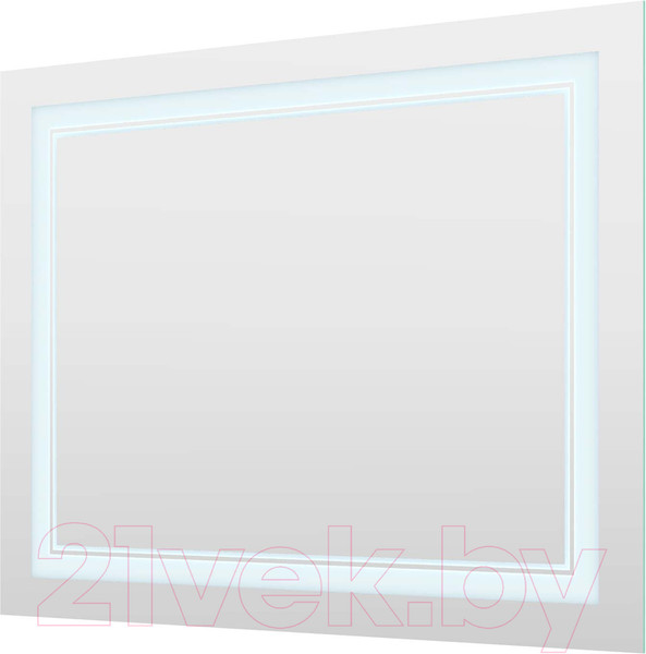 Изображение товара Зеркало Пекам Astra 2 80x60 / astra2-80x60dcl (с подсветкой, сенсором на взмах руки и часами)