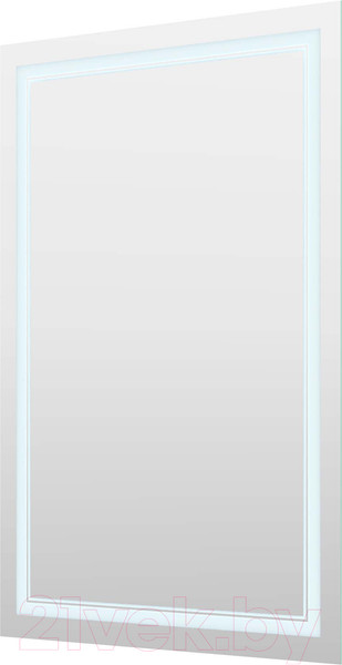 Изображение товара Зеркало Пекам Astra 2 80x120 / astra2-80x120dp (с подсветкой, сенсором на взмах руки и часами)