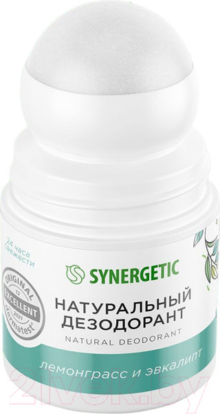 Изображение товара Дезодорант шариковый Synergetic Лемонграсс-эвкалипт (50мл)