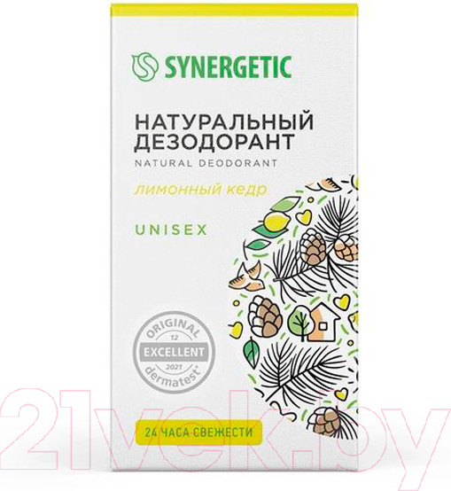 Изображение товара Дезодорант шариковый Synergetic Лимонный кедр (50мл)