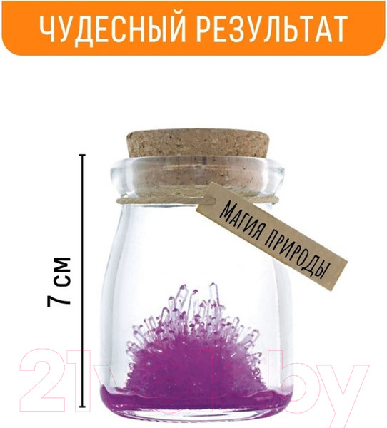 Изображение товара Набор для выращивания кристаллов Волшебный кристалл Магический кристалл Магия цветов / m5