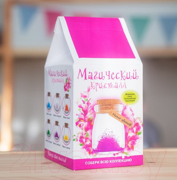 Изображение товара Набор для выращивания кристаллов Волшебный кристалл Магический кристалл Магия цветов / m5