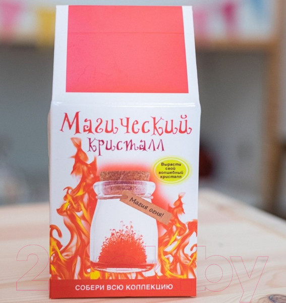 Изображение товара Набор для выращивания кристаллов Волшебный кристалл Магический кристалл Магия огня / m3