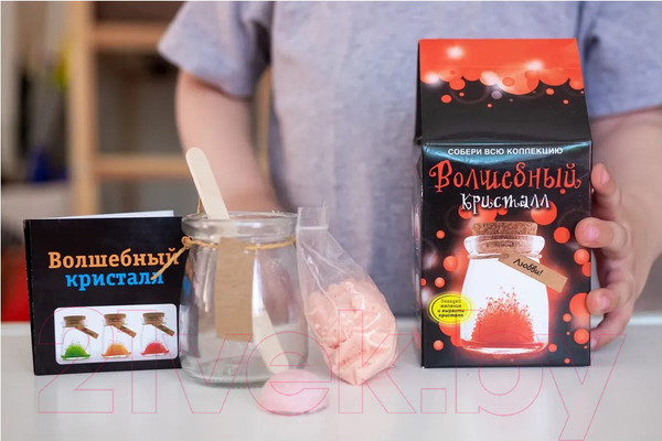 Изображение товара Набор для выращивания кристаллов Волшебный кристалл Кристалл с пожеланием Любви / k3
