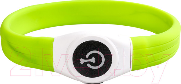 Изображение товара Ошейник Duvo Plus 13685/DV (силиконовый, светящийся, салатовый)