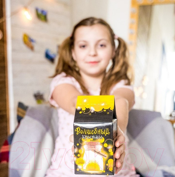 Изображение товара Набор для выращивания кристаллов Волшебный кристалл Кристалл с пожеланием Здоровья / k2