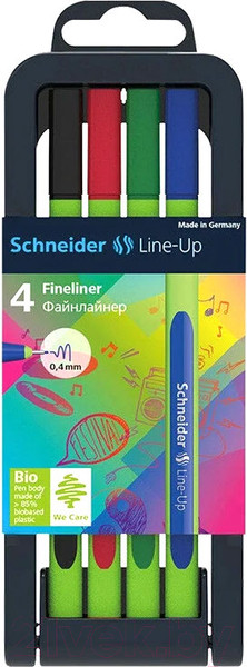 Изображение товара Набор капиллярных ручек Schneider Line-Up / 191094 (4цв)