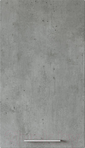 Изображение товара Шкаф под мойку Горизонт Мебель Оптима 40 угловой (бетон грей)