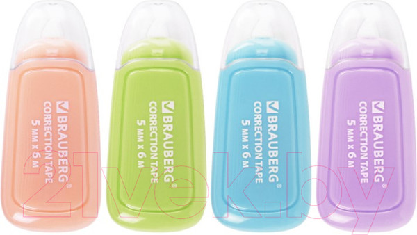 Изображение товара Корректор для текста Brauberg Compact Plus Pastel / 270551 (в ассортименте)