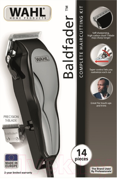 Изображение товара Машинка для стрижки волос Wahl Baldfader / 20107.0460 (черный)
