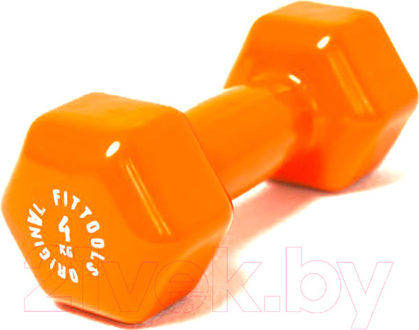 Изображение товара Гантель Original FitTools FT-VWB-4 (оранжевый)