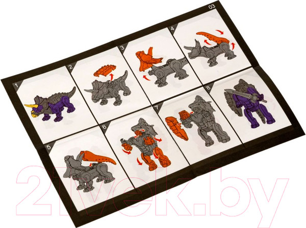 Изображение товара Робот-трансформер Bondibon Робот-динозавр. Трицератопс / ВВ5671