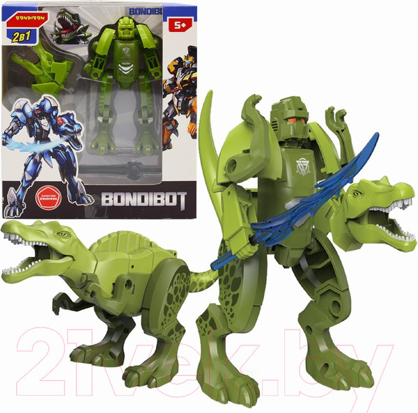 Изображение товара Робот-трансформер Bondibon Робот-динозавр Велоцираптор / ВВ5672