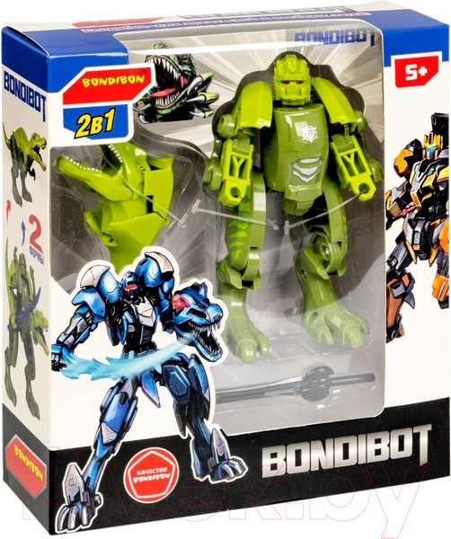 Изображение товара Робот-трансформер Bondibon Робот-динозавр Велоцираптор / ВВ5672