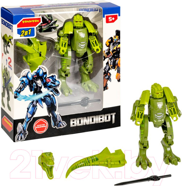 Изображение товара Робот-трансформер Bondibon Робот-динозавр Велоцираптор / ВВ5672