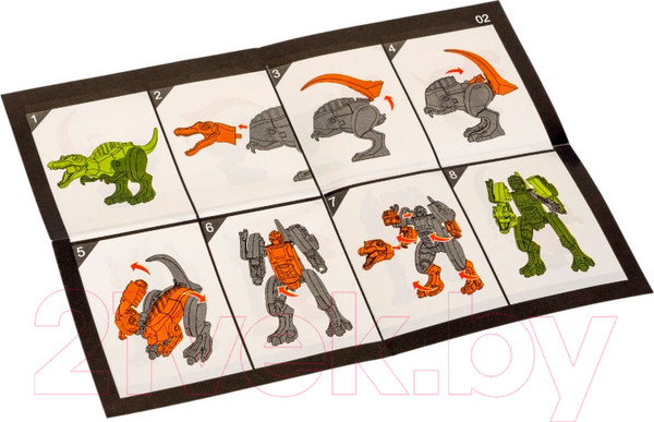 Изображение товара Робот-трансформер Bondibon Робот-динозавр Велоцираптор / ВВ5672