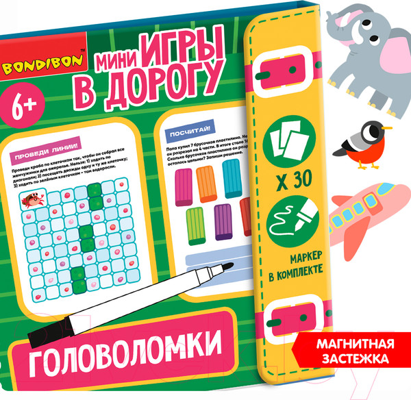 Изображение товара Развивающая игра Bondibon Головоломки / ВВ5573