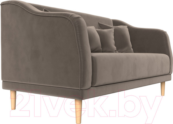 Изображение товара Диван Лига Диванов Киото (велюр коричневый)