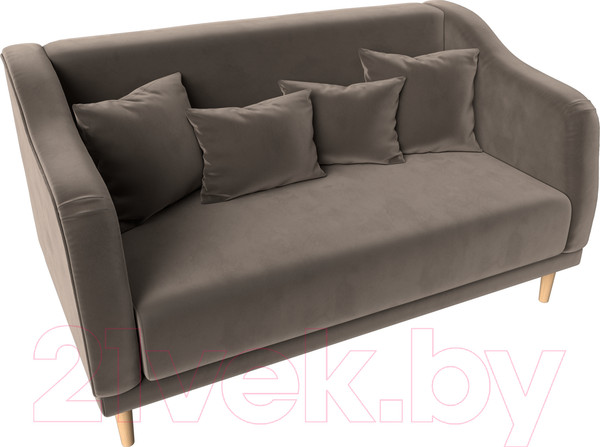 Изображение товара Диван Лига Диванов Киото (велюр коричневый)