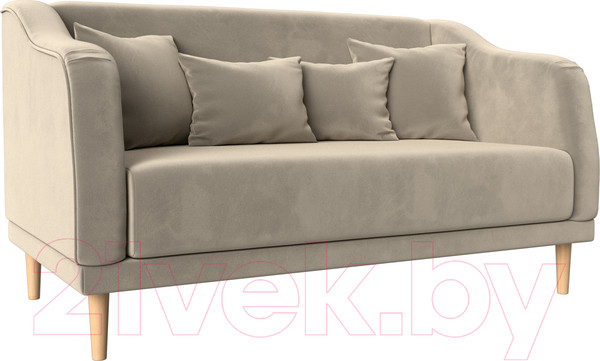 Изображение товара Диван Лига Диванов Киото (микровельвет бежевый)