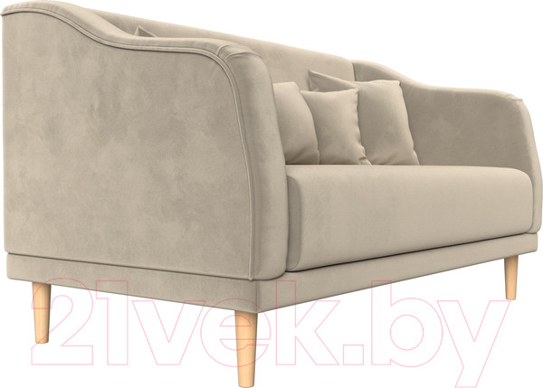 Изображение товара Диван Лига Диванов Киото (микровельвет бежевый)