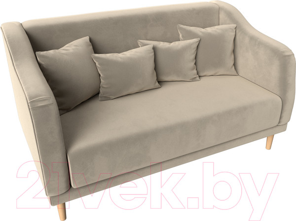 Изображение товара Диван Лига Диванов Киото (микровельвет бежевый)
