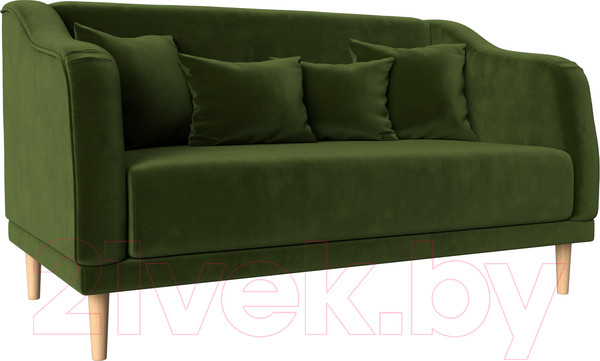 Изображение товара Диван Лига Диванов Киото (микровельвет зеленый)