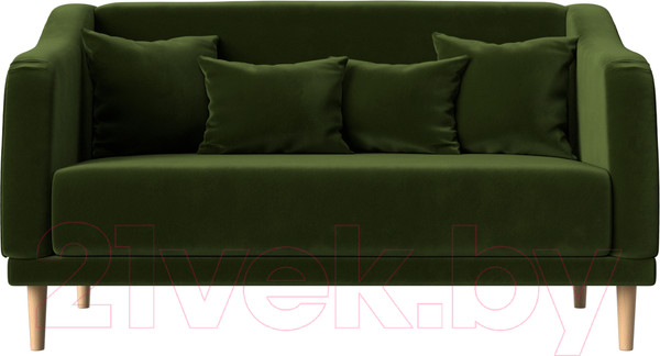 Изображение товара Диван Лига Диванов Киото (микровельвет зеленый)