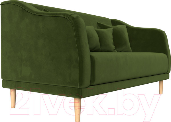 Изображение товара Диван Лига Диванов Киото (микровельвет зеленый)
