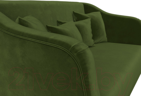 Изображение товара Диван Лига Диванов Киото (микровельвет зеленый)