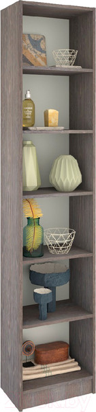 Изображение товара Стеллаж Кортекс-мебель Бинго 40x202 (береза)