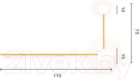 Изображение товара Бра Imperiumloft LINES-13 / 140828-26