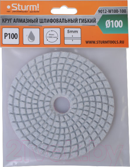 Изображение товара Шлифовальный круг Sturm! 9012-W100-100