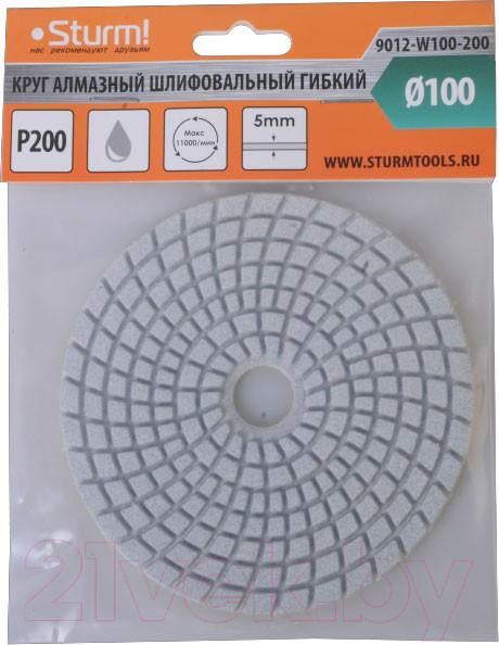 Изображение товара Шлифовальный круг Sturm! 9012-W100-200