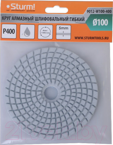 Изображение товара Шлифовальный круг Sturm! 9012-W100-400